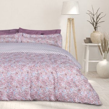 Σεντόνια Happy 9669 (Σετ 4τμχ) Red-Pink Das Home