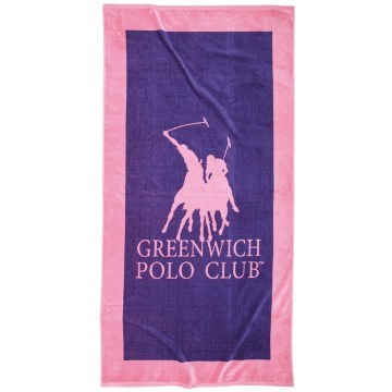 Πετσέτα Θαλάσσης 4001 Purple-Pink Greenwich Polo Club