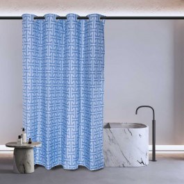 Κουρτίνα Μπάνιου 3119 Dusty Blue Greenwich Polo Club DUSTY BLUE