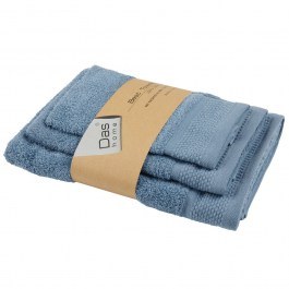 Πετσέτες Best 0837 (Σετ 3τμχ) Blue Das Home BLUE