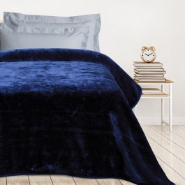 Κουβέρτα Παιδική 0292 Velour Blue Das Home BLUE