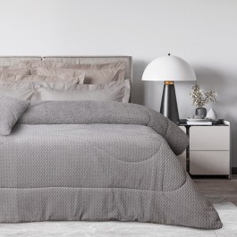 Κουβερτοπάπλωμα 1368 Sherpa Grey Das Home GREY