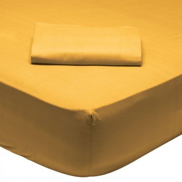 Bed Sheet 1019 Fitted Mustard Das Home