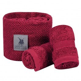 Λαβέτες 4109 (Σετ 4τμχ) Bordo Greenwich Polo Club BORDO