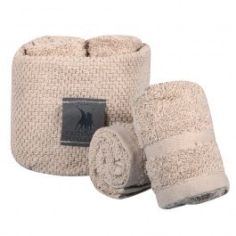 Πετσέτες 4145 (Σετ 4τμχ) Taupe Greenwich Polo Club TAUPE