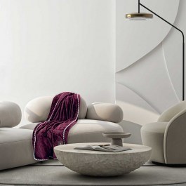 Κουβέρτα Καναπέ 4440 Fleece Bordo Greenwich Polo Club BORDO