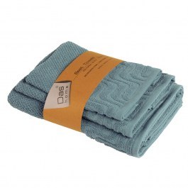 Πετσέτες Best 0882 (Σετ 3τμχ) Blue Das Home BLUE