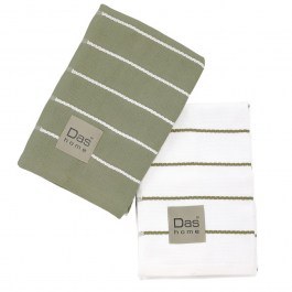 Ποτηρόπανα 0885 (Σετ 2τμχ) Olive Das Home OLIVE