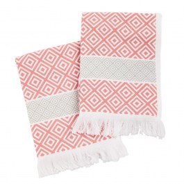 Ποτηρόπανα 0893 (Σετ 2τμχ) Nude-Grey Das Home NUDE-GREY