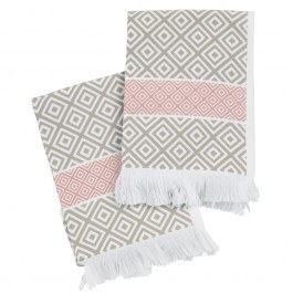 Ποτηρόπανα 0894 (Σετ 2τμχ) Taupe-Nude Das Home TAUPE-NUDE