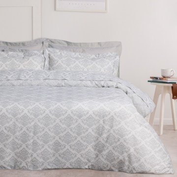 Σεντόνια Daily 3182 (Σετ 4τμχ) Grey-Ecru Das Home
