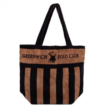 Beach Bag 5233 55Χ40 Brown Greenwich Polo Club