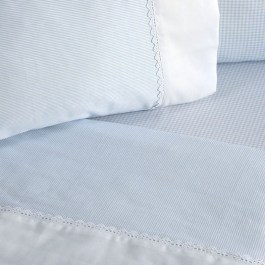 Κουβερλί Βρεφικό ΣΧ.508 Με Άσπρο Κέντημα Grey Down Town GREY