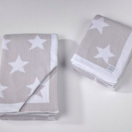 Κουβέρτα Βρεφική Star 254 Grey-White Down Town GREY-WHITE