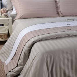 Σεντόνια Zaquard Σετ 3τμχ Champagne Down Town CHAMPAGNE