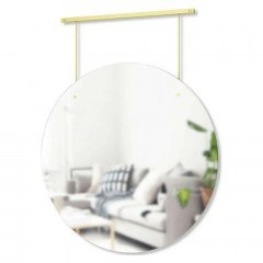 Wall Mirror Exhibit 1015544-104 24 Gold Umbra