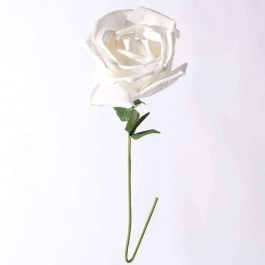 Τεχνητό Κλωνάρι Τριαντάφυλλο 6651-7 115cm Φ50x50x115cm White Supergreens WHITE