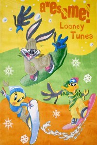 Kids Carpet Looney Tunes Printed Multi