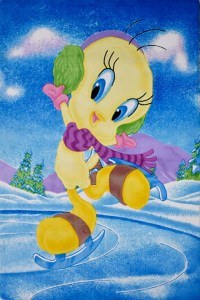 Kids Carpet Printed Blue