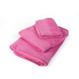 Πετσέτα Σετ 3τμχ Πενιέ Pink DimCol PINK