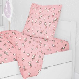 Kids Pillowcase Birds 15 Pink DimCol PINK