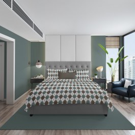 Παπλωματοθήκη Diamond 329 Petrol DimCol PETROL