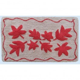 Πατάκι Μπάνιου Φύλλο Beige DimCol BEIGE