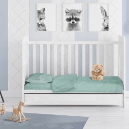 Σεντόνι Βρεφικό Solid 497 Aqua DimCol AQUA