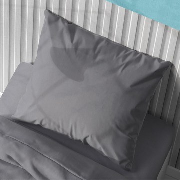 Μαξιλαροθήκη Solid 495 Dark Grey DimCol