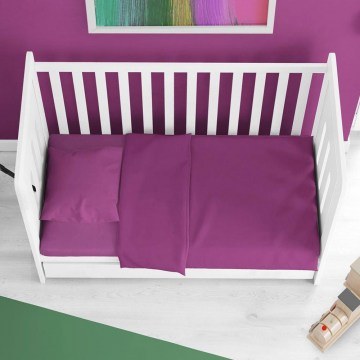 Πάπλωμα Βρεφικό Solid 501 Dark Magenta DimCol