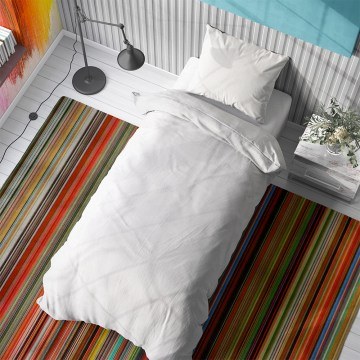 Bed Sheets Solid (Set 2pcs) 491 White DimCol