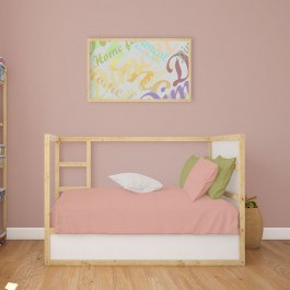 Σεντόνια Βρεφικά Solid 503 (Σετ 3τμχ) Dusty Rose DimCol ROSE