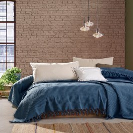 Κουβέρτα Dobby Petrol DimCol PETROL