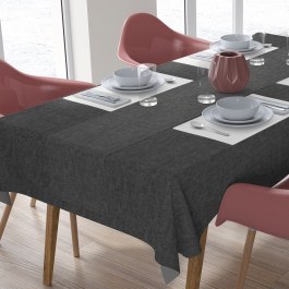 Τραπεζομάντηλο Με Τραβέρσα Panama (Σετ 2τμχ) Dark Grey DimCol Dark Grey