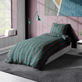 Μαξιλαροθήκη Stripes 156 Green-Antique Pink DimCol GREEN-PINK