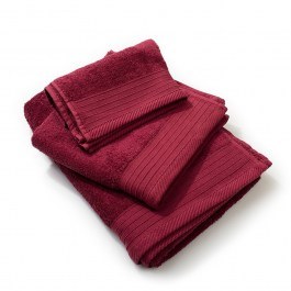 Πετσέτες Πενιέ 500gr (Σετ 3τμχ) Bordeaux DimCol BORDO