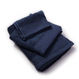 Πετσέτες Πενιέ 500gr (Σετ 3τμχ) Navy Blue DimCol BLUE