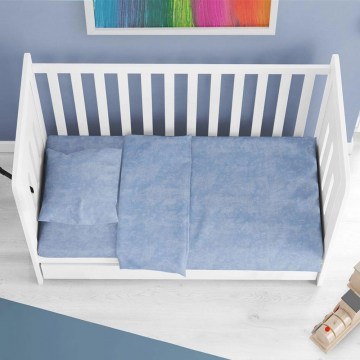Πάπλωμα Βρεφικό Premium Shadow 614 Sky Blue DimCol