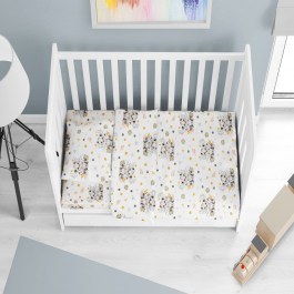 Baby Bed Sheet Lion Cub 531 Grey DimCol GREY