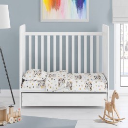 Σεντόνια Βρεφικά Lion Cub 531 (Σετ 3τμχ) Grey DimCol GREY