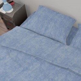 Σεντόνια Premium Shadow 614 (Σετ 3τμχ) Sky Blue DimCol BLUE