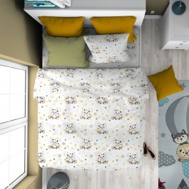 Kid Duvet Cover Lion Cub 531 Grey DimCol GREY