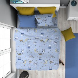 Σεντόνια Παιδικά Sweet Dreams (Σετ 3τμχ) 551 Sky Blue DimCol SKY BLUE