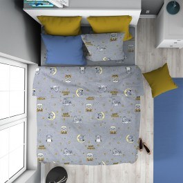 Σεντόνια Παιδικά Sweet Dreams (Σετ 3τμχ) 552 Grey DimCol GREY
