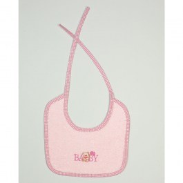 Σαλιάρα Με Κέντημα Baby Bear 162 Pink DimCol PINK