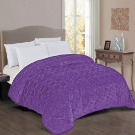 Κουβερτοπάπλωμα 1830 Γούνα-Sherpa 730gsm Purple DimCol PURPLE