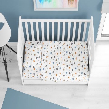 Σεντόνια Βρεφικά Bebe Zoo 29 (Σετ 3τμχ) Multi DimCol