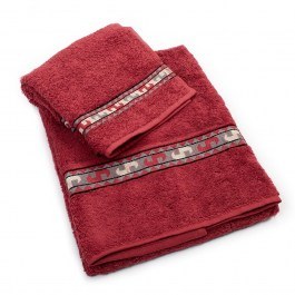 Towels Zucchi (Set 2pcs) Red DimCol RED