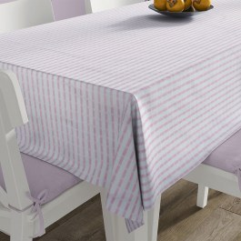 Tablecloth White-Pink DimCol WHITE-PINK