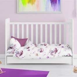 Baby Duvet Cover Kitten 561 Mauve DimCol MAUVE